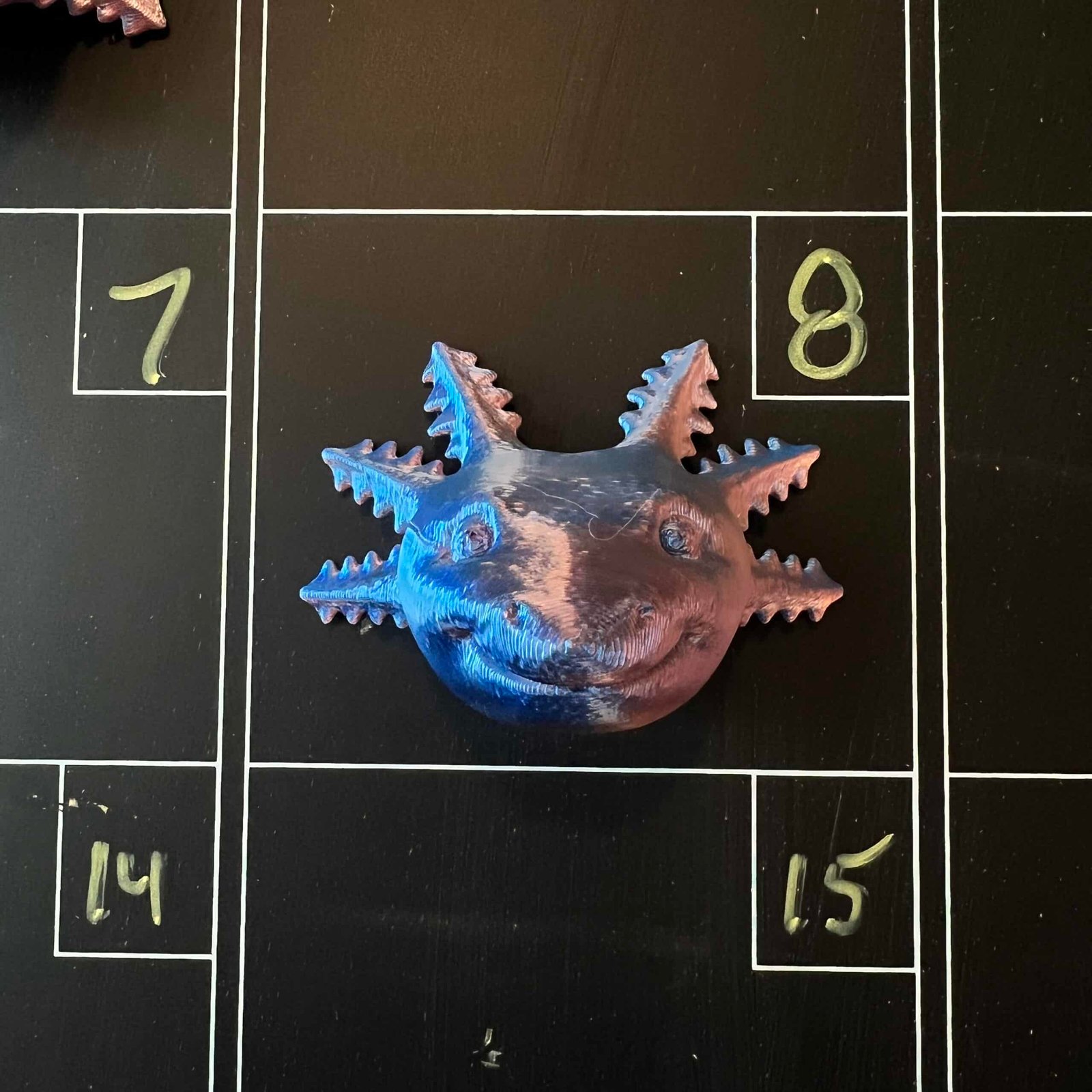 3D Axolotl Smile Magnet