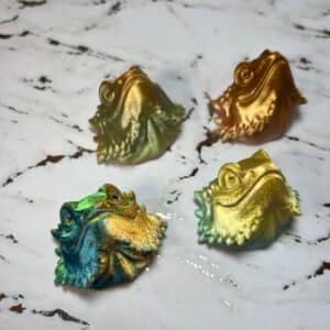 3D Bearded Dragon Head Magnet