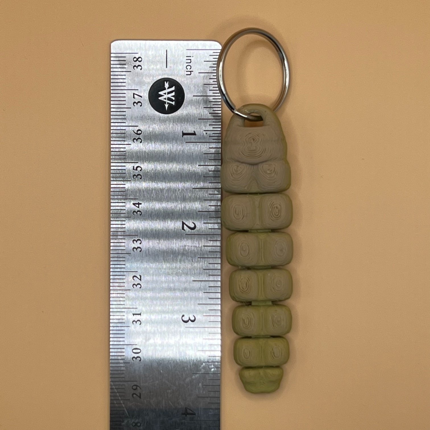 3D Rattlesnake Keychain without Tassel - Image 7