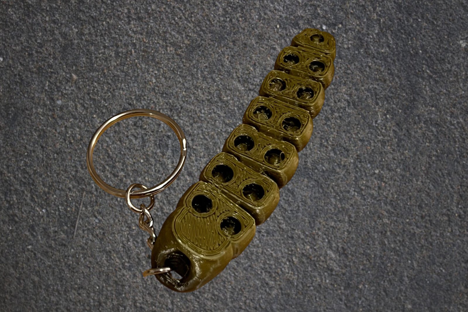 3D Rattlesnake Keychain without Tassel - Image 4
