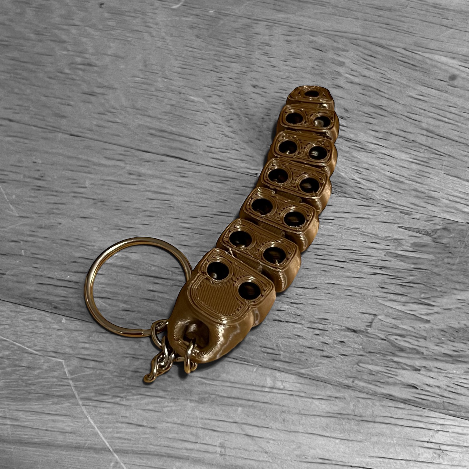 3D Rattlesnake Keychain without Tassel - Image 6