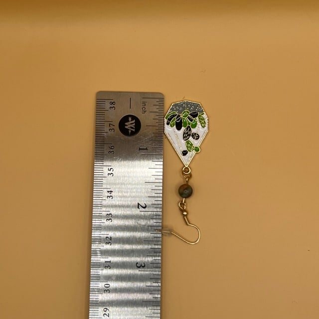 Geometric Terrarium Earrings- Gold - Image 8