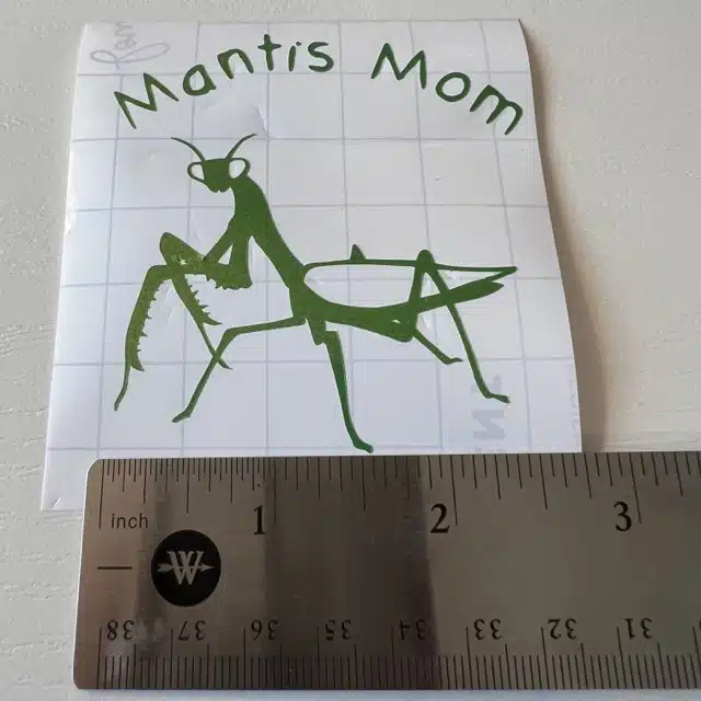 Mantis Mom Vinyl Sticker - Image 3
