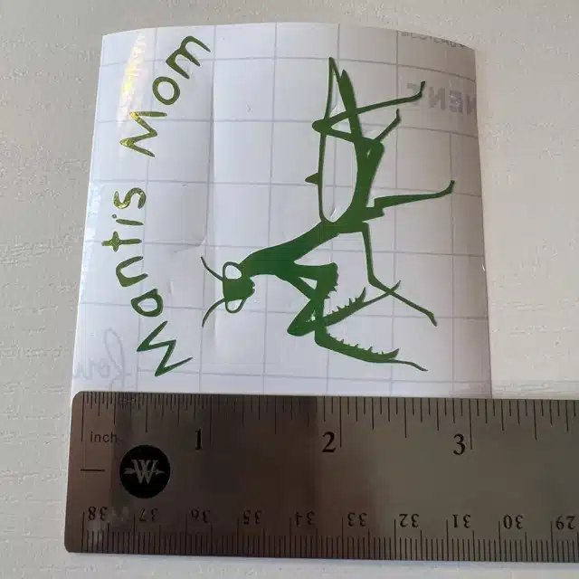 Mantis Mom Vinyl Sticker - Image 4