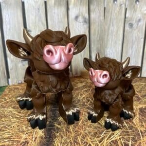 3D Printed Highlander Cow