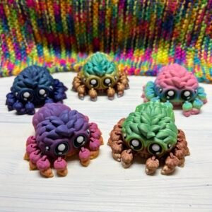 3D Printed Autistic Toy Jumping Spiders