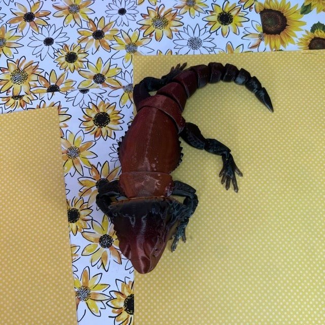 3D Articulated Large Bearded Dragon - Image 4