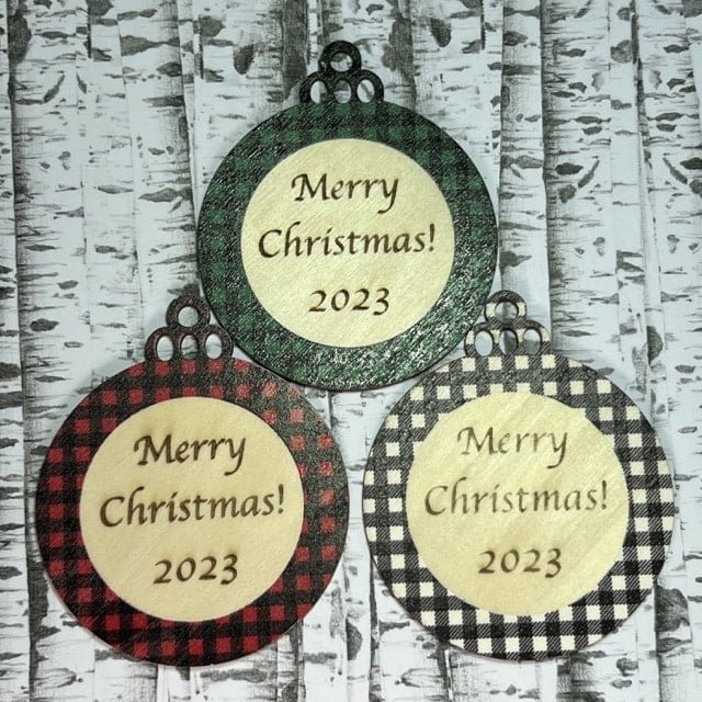 Christmas Ornaments- Double Sided - Image 20