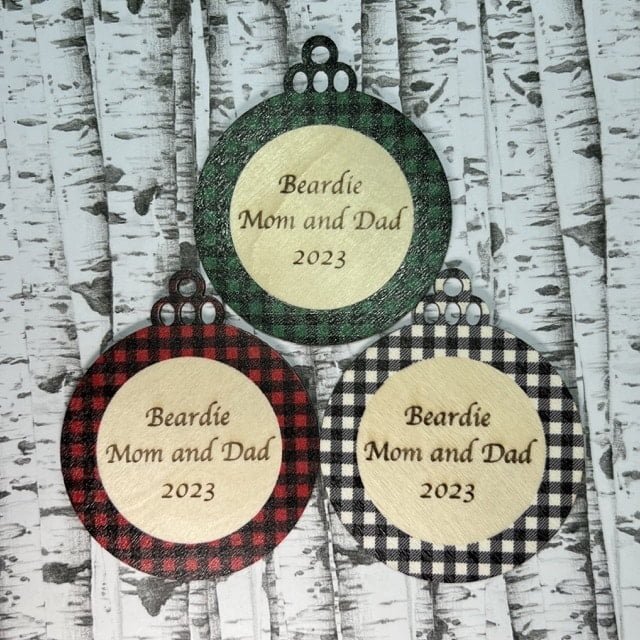 Christmas Ornaments- Double Sided - Image 29