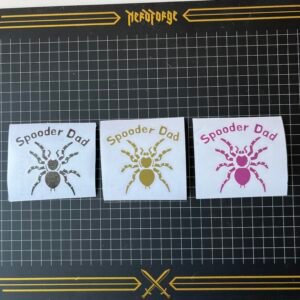 Spooder Dad Vinyl Sticker- Tarantula