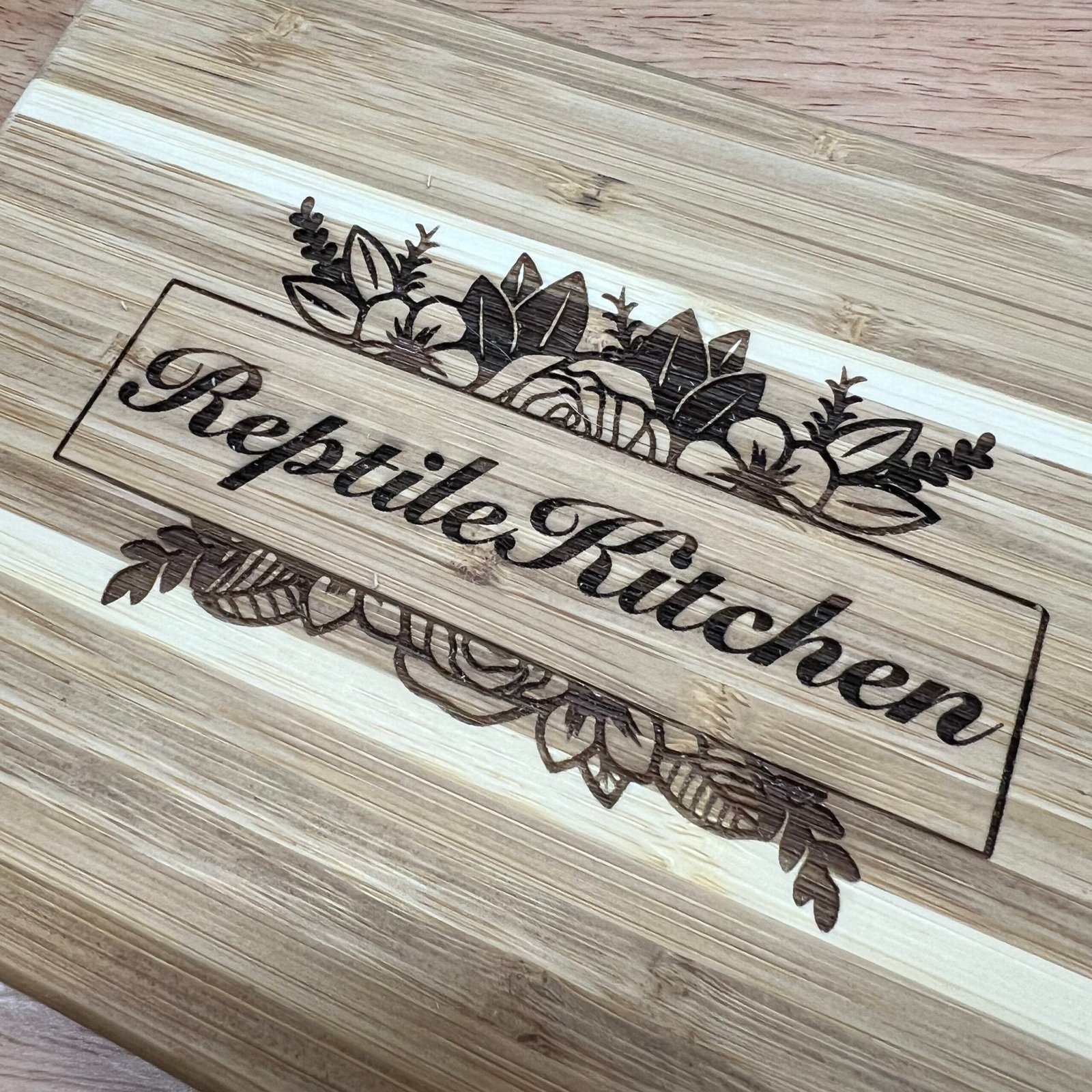 Reptile Lover's Bamboo Cutting Board - Image 6